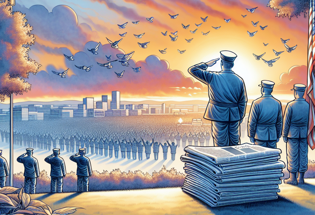 A Pause in Print: Reflecting on Veterans Day and the Shifting News Landscape