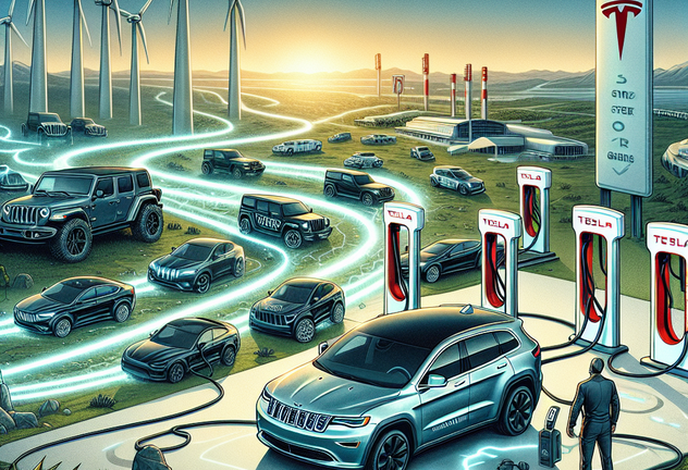 Stellantis Sparks Change: Jeep and Dodge EVs to Plug Into Tesla Supercharger Network by 2026
