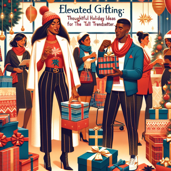 Elevated Gifting: Thoughtful Holiday Ideas for the Tall Trendsetter
