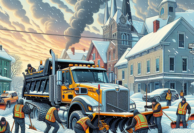 Behind the Plows: How Van Buren Crews Tackle Winter One Storm at a Time