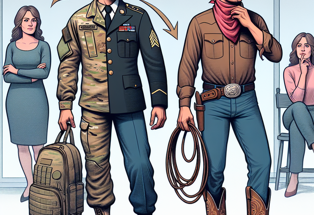 From Camouflage to Cowboys: One Husband’s Unexpected Style Evolution